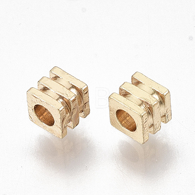 Brass Beads X-KK-T055-022G-NF-1