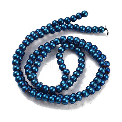 Synthetic Magnetic Hematite Beads Strands G-P545-K01-01-1