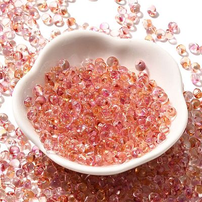 Transparent Baking Paint Glass Seed Beads SEED-P006-02B-02-1