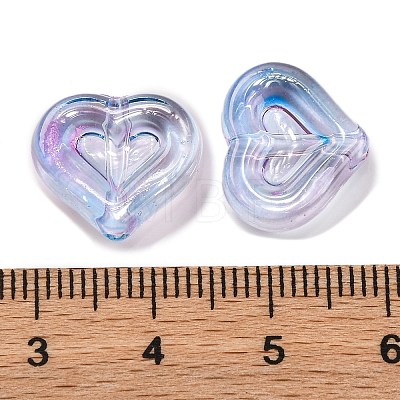 704Pcs Two Tone Transparent Acrylic Beads MACR-K359-28A-1