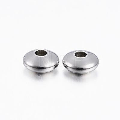 201 Stainless Steel Spacer Beads STAS-H376-50-1