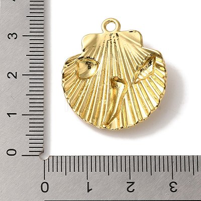 Rack Plating Brass Pendants KK-A229-28G-1