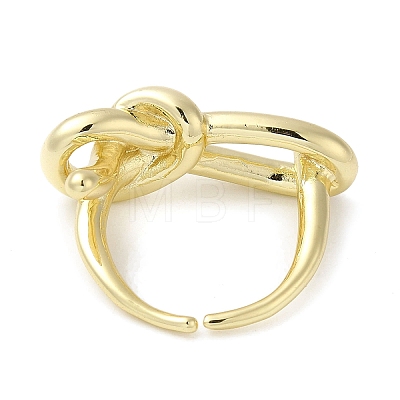 Brass Open Cuff Rings RJEW-Q778-53G-1