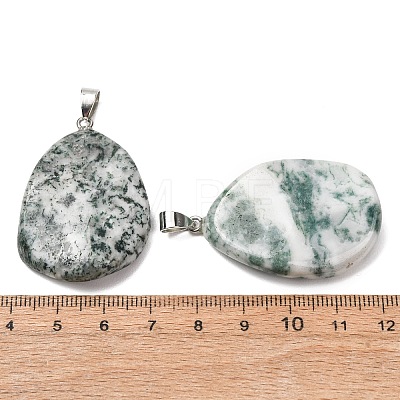 Natural Tree Agate Pendants GG-K002-05J-1
