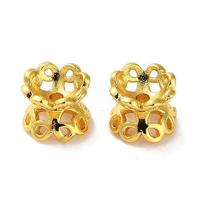 Rack Plating Brass Spacer Beads KK-F090-19G-1