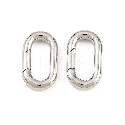 Brass Spring Gate Rings KK-H292-58B-P-1