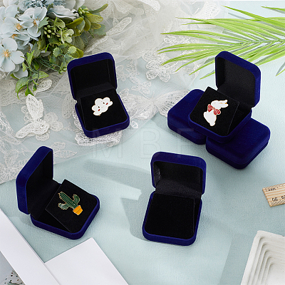Velvet Jewelry Gift Storage Boxes CON-CY0001-01B-02-1