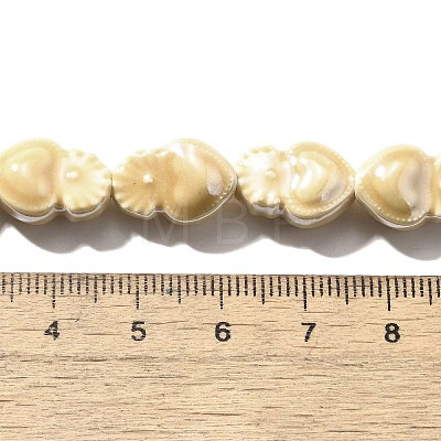 Handmade Porcelain Beads Strands PORC-I028-01B-1