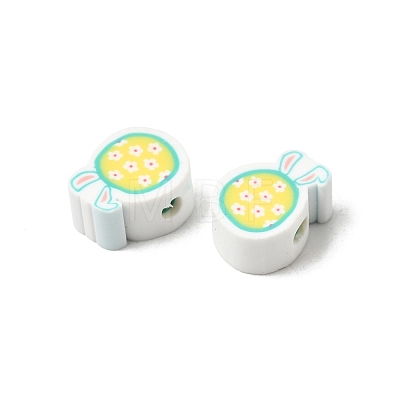 Easter Handmade Polymer Clay Beads CLAY-A006-01A-1