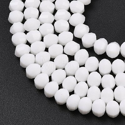 Opaque Glass Beads Strands GLAA-G125-01C-01-1