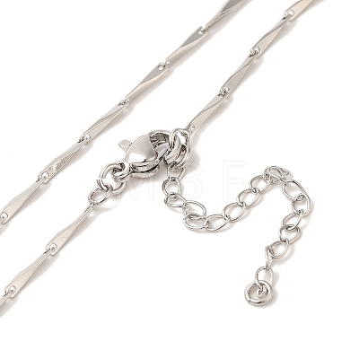 Brass Twist Link Chain Necklaces NJEW-B119-10P-1