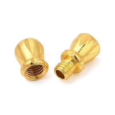 Brass Screw Clasps KK-TAC0003-05G-1