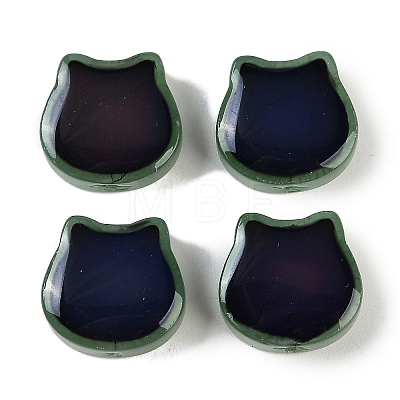 Two Tone Glass Mood Beads GLAA-Z007-12E-1
