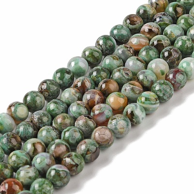 Natural Agate Bead Strands G-C116-B01-04-1