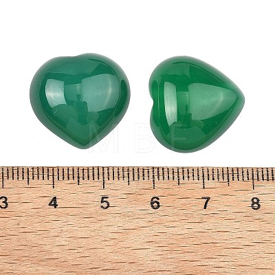 Natural Green Onyx Agate Cabochons G-G350-05-1