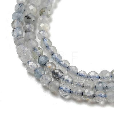 Natural Aquamarine Beads Strands G-A097-A13-01-1