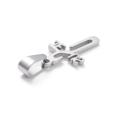 Non-Tarnish 304 Stainless Steel Pendants LS-STAS-L216-34P-1