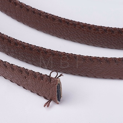 Flat Imitation Leather Cords OCOR-F008-C02-1