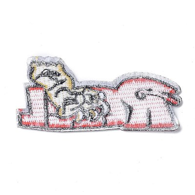 Computerized Embroidery Cloth Iron on/Sew on Patches DIY-M009-13-1