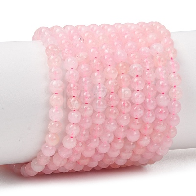 Natural Morganite Beads Strands G-F602-12-4mm-1