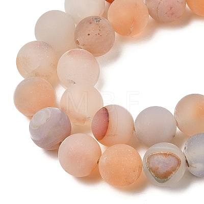 Natural Red Agate Beads Strands G-A248-A03-01-1