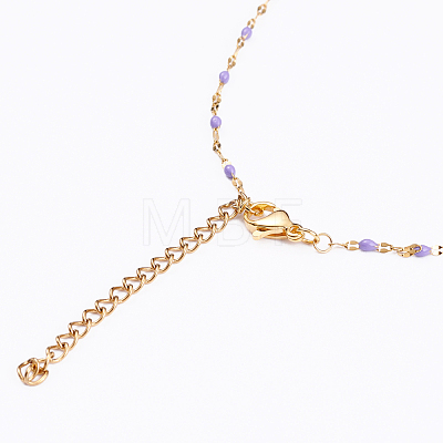 Vacuum Plating 304 Stainless Steel Link Chain Necklaces NJEW-JN03458-1