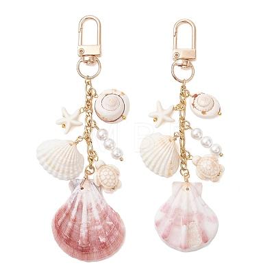 Shell Pendant Decorations HJEW-TA00476-1