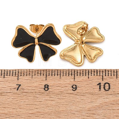Valentine's Day 304 Stainless Steel Stud Earrings EJEW-D357-01C-G-1