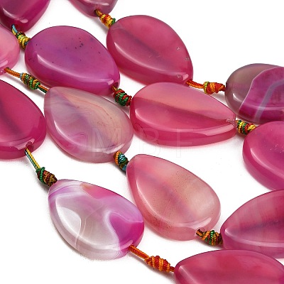 Natural Banded Agate/Striped Agate Beads Strands GG-CBAE0EB-01B-10-1
