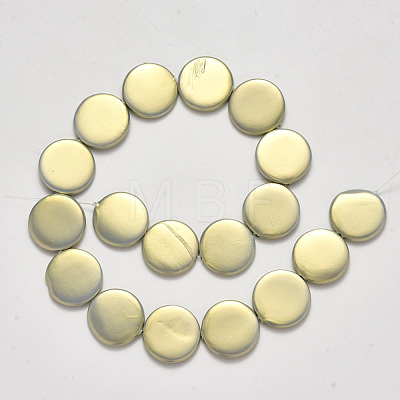 Shell Pearl Beads Strands SSHEL-R044-07A-1