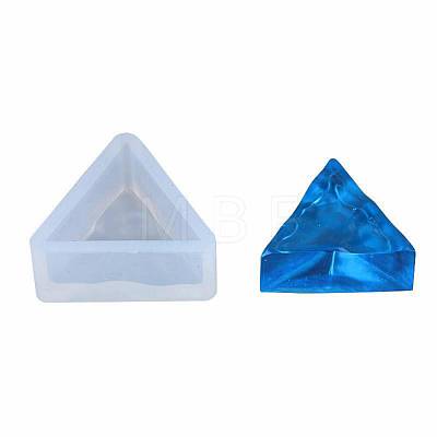 Triangle Shape DIY Silicone Molds X-AJEW-P036-06-1