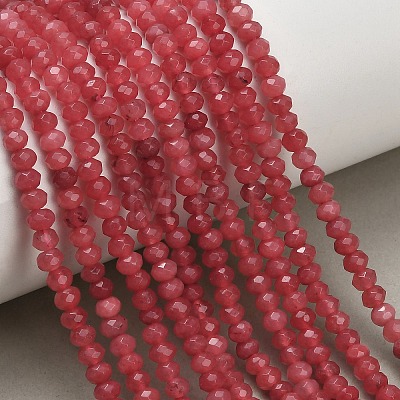 Dyed Natural White Jade Beads Strands GG-CBAF9EE-A05-3x4mm-1