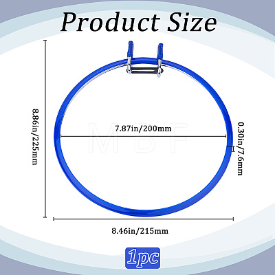 Iron Embroidery Hoops TOOL-WH20007-02A-1