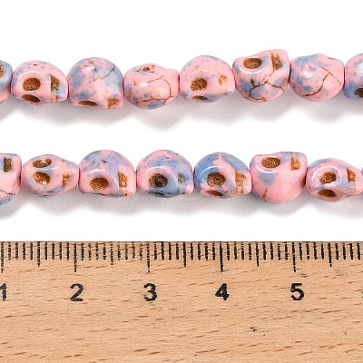 Synthetic Turquoise Beads Strands TURQ-F019-02-1