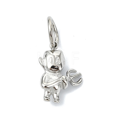304 Stainless Steel Pendants STAS-A145-03D-P-1