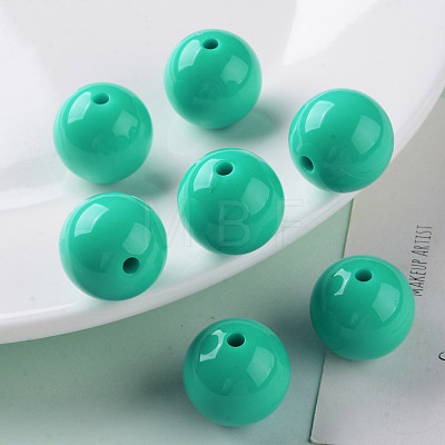 Opaque Acrylic Beads MACR-S370-C20mm-28-1