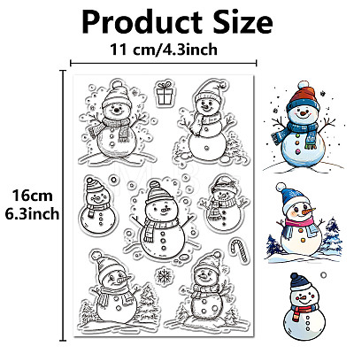 Plastic Stamps DIY-WH20018-0233-1