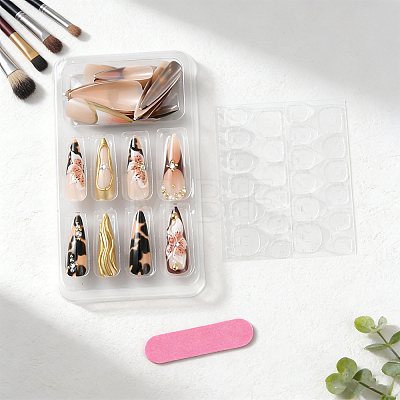 1 Bag ABS Plastic Press On False Nails MRMJ-CP0001-61-1