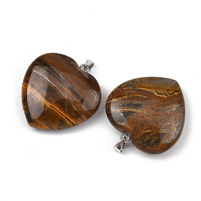 Natural Tiger Iron Pendants GG-K002-12A-14-1