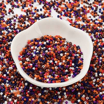 Baking Paint Glass Seed Beads SEED-S042-05B-49-1