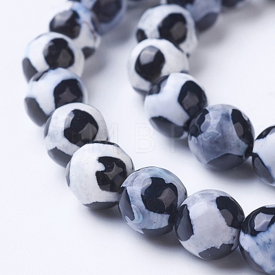 Natural Grade A Agate Beads Strands X-G-G752-06-6mm-1