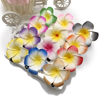 12Pcs PE Egg Flower Claw Hair Clips PW-WG54AE9-02-1