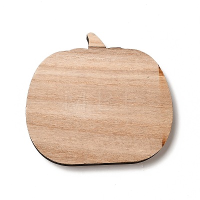 Autumn Theme Wood Cabochons WOOD-I010-07A-1