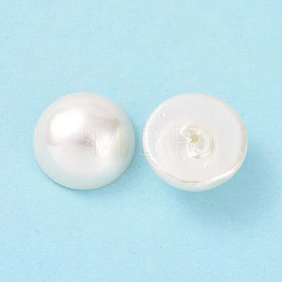 Shell Pearl Half Drilled Beads BSHE-G011-01-12mm-1