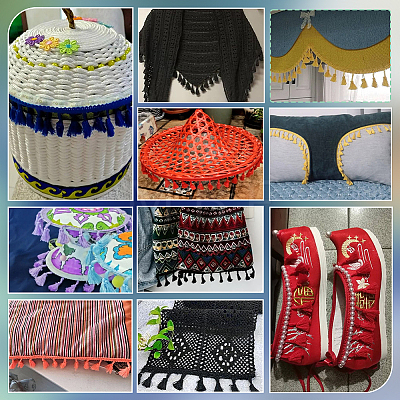 Polyester Tassel Ribbon OCOR-PH0036-22C-1