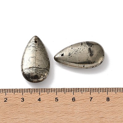 Natural Pyrite Pendants G-Z122-03-1
