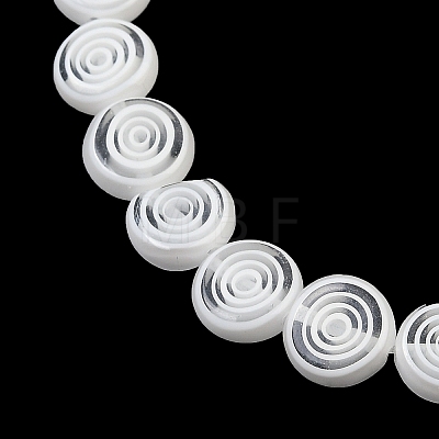 Handmade Lampwork Beads Strands LK-R004-49E-1