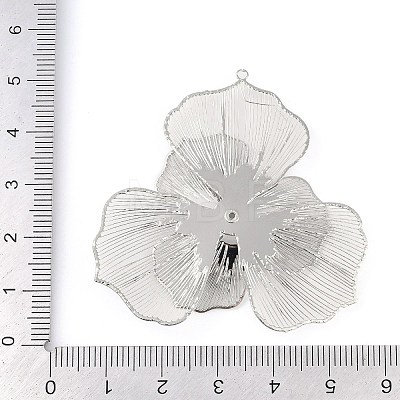 Flower Brass Big Pendants KK-L219-11P-1