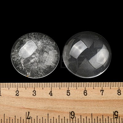 Natural Quartz Crystal Cabochons G-C115-02B-35-1