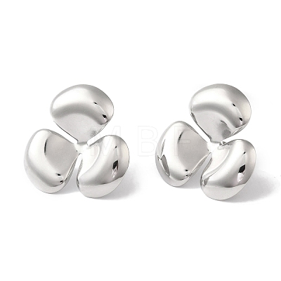 304 Stainless Steel Stud Earrings for Women EJEW-Z303-12P-1